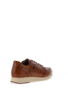 Paul O Donnell by Pod Rainer Leather Trainers, Cognac