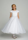 Poinsettia 1352 Communion Dress, White