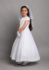 Poinsettia 5232 Communion Dress, White