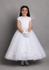Poinsettia 5238 Communion Dress, White