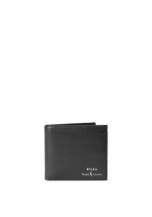 Ralph Lauren Leather Billfold Wallet, Black