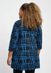 Pont Neuf Melina Patterned Tunic Top, Blue