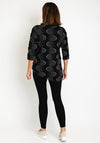 Pont Neuf Rosalina Abstract Print Sweater, Black
