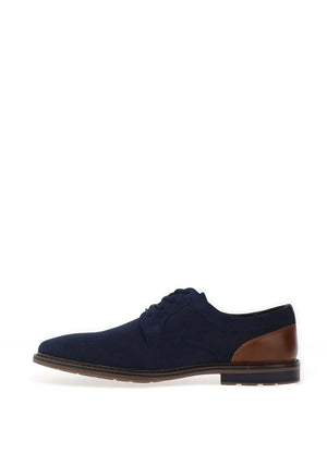 Brent Oamaru Textured Laced Shoes, Navy