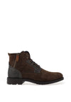 Brent Proserpine Zip Detail Boots, Brown