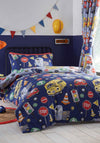 Portfolio Road Trip Reversible Single Duvet Set, Blue