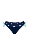 Pour Moi? Beach House Fold Over Polka Dot Brief, Navy