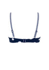 Pour Moi? Beach House Polka Dot Underwired Bikini Top, Navy