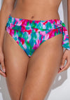Pour Moi Malibu Tie Print Bikini Brief, Pink