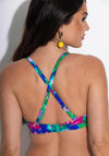 Pour Moi Getaway Floral Bikini Top, Green