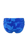 Pour Moi Maui Fold Over Tropical Brief, Blue