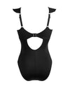 Pour Moi? Space Frill Non-Wired Swimsuit, Black