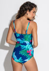 Pour Moi Santa Monica Tummy Control Swimsuit, Navy Multi