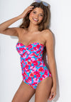 Pour Moi Santa Monica Floral Swimsuit, Blue Multi