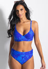Pour Moi? Maui Underwired Non Padded Bikini Top, Blue Tropical