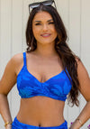 Pour Moi? Maui Underwired Non Padded Bikini Top, Blue Tropical