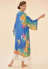 Powder Hummingbird Kimono Gown, Denim