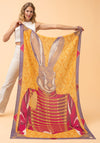 Powder Regal Hare Printed Scarf, Mustard