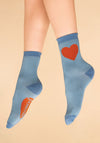 Powder You Have My Heart Ankle Socks, Ice