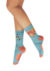 Powder Special Mum Ankle Socks, Denim Blue
