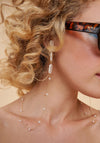 Powder Delicate Sunglasses Chain, Pearl