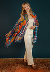 Powder Woodland Kingdom Printed Scarf, Blue