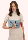 SWOOPING SWALLOWS ZIP POUCH