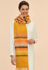 Powder Sammy Striped Scarf, Yellow