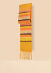Powder Sammy Striped Scarf, Yellow
