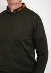 Pre End New Hampton Crew Neck Sweater, Forest Green