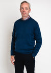 Pre End New Hampton Crew Neck Sweater, Dark Denim Mix