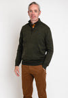 Pre End New Hampton Half Zip Sweater, Forest Green