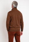 Pre End New Hampton Half Zip Sweater, Coffee Brown