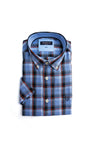 Pre End Rome Plaid Short Sleeve Shirt, Rusty Red