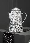 Premier Housewares Hygge Patterned Kettle, Black & White