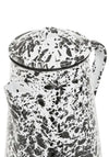 Premier Housewares Hygge Patterned Kettle, Black & White