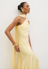 Pretty Lavish Porto One Shoulder Maxi Dress, Yellow