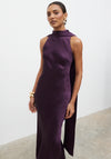 Pretty Lavish Scarf Maxi Dress, Purple