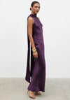 Pretty Lavish Scarf Maxi Dress, Purple