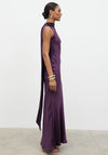 Pretty Lavish Scarf Maxi Dress, Purple