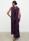 Pretty Lavish Scarf Maxi Dress, Purple