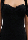 Pretty Lavish Serephina Lace Midaxi Dress, Black