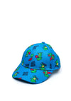 Sheelin Boys Dino Roar Some Print Cap, Blue