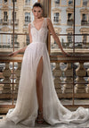 Pronovias Dolomite Wedding Dress, Champagne