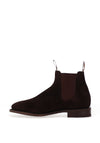 R.M WILLIAMS Comfort Craftsman Suede Boots, Chocolate Brown