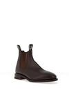 R.M WILLIAMS Comfort Craftsman Boots, Dark Walnut Brown