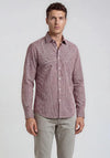 R.M WILLIAMS Classic Micro Gingham Shirt, Red