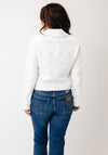 Robell Bead and Sequin Detail Jacket, White