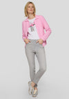 Rabe Structured Knit Jacket, Pink
