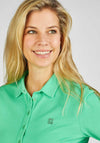 Rabe Pique Cotton Polo Shirt, Green